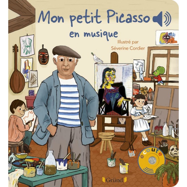 Mon petit Picasso en musique - Книга на френски език