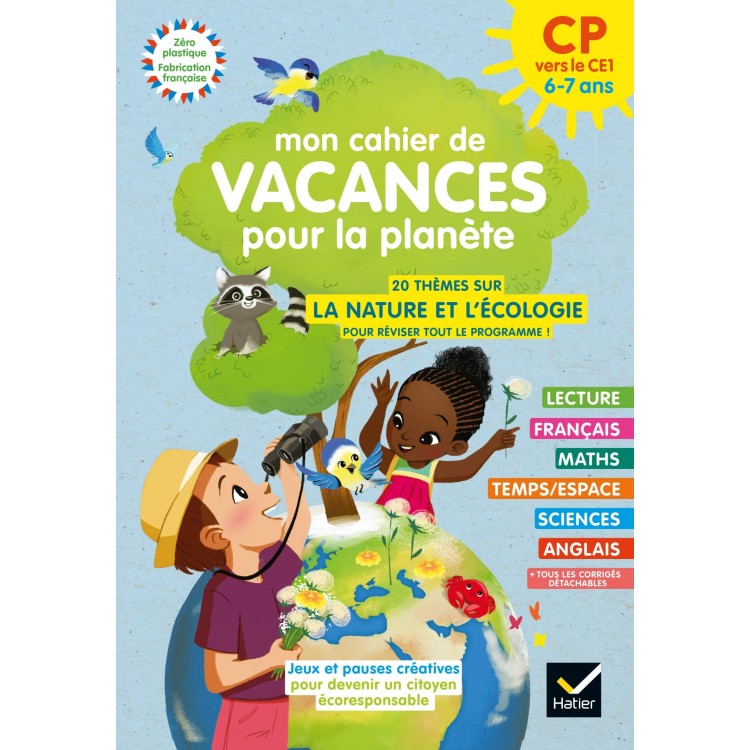 Mon cahier de Vacances  CP au CE1 6/7 ans - Книга на френски език