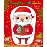 Mes puzzles méli-mélo rigolos : Joyeux Noël ! - Книга на френски език