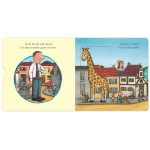 The Smartest Giant in Town - Julia Donaldson and Axel Scheffler - Книга на английски език с твърди корици с елементи за избутване