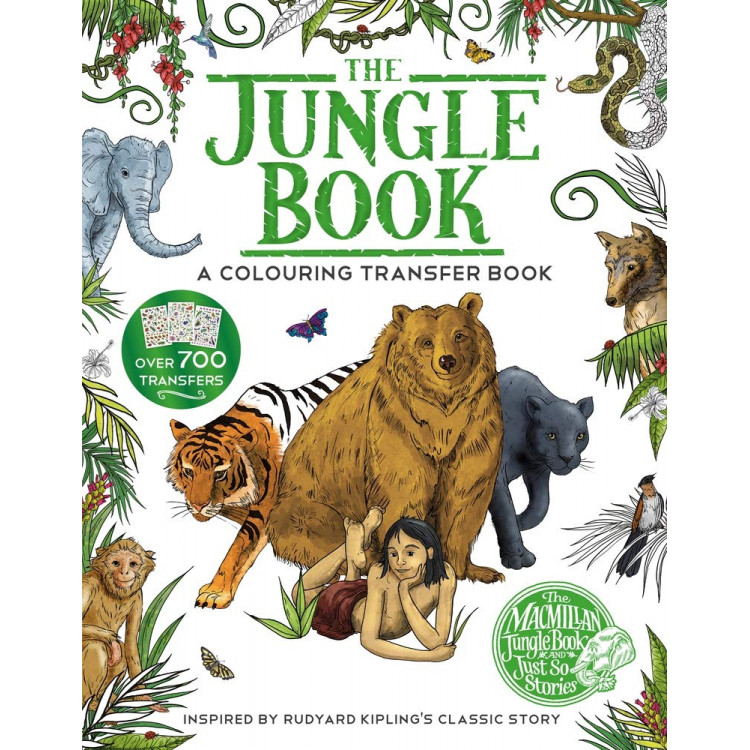 The Jungle Book: A Colouring Transfer Book - Книга на английски език