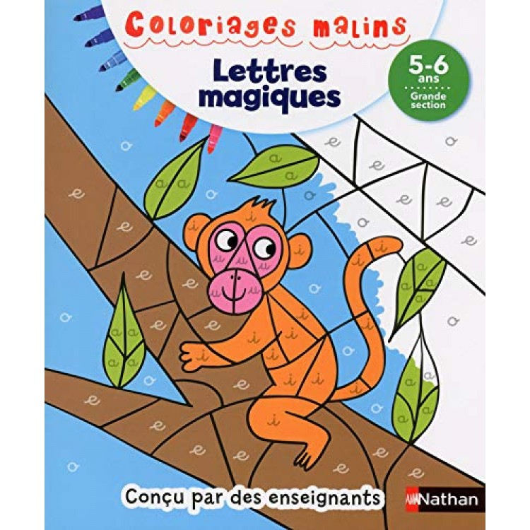 Coloriages magiques Maternelle - Книга на френски език Coloriages magiques Maternelle - Книга на френски език