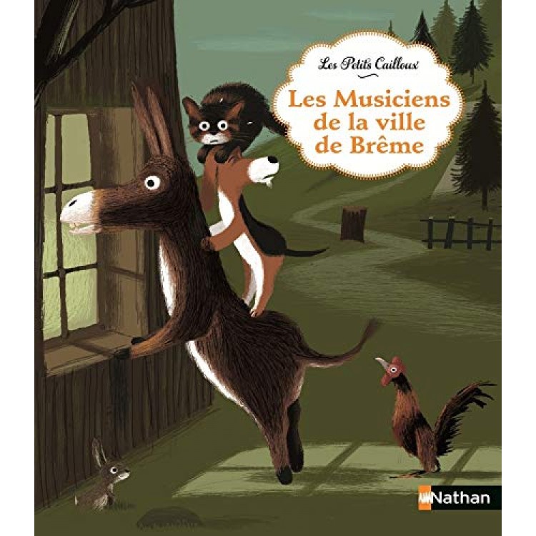 Les musiciens de la ville de Brême - Книга на френски език Les musiciens de la ville de Brême - Книга на френски език