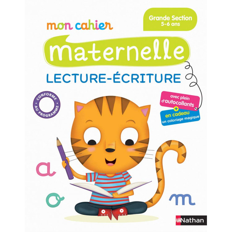 Mon Cahier Maternelle - Lecture écriture Grande Section 