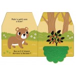 Cache-cache petit ours - Livre matière - éveil 