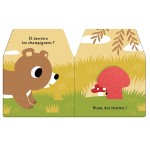 Cache-cache petit ours - Livre matière - éveil 