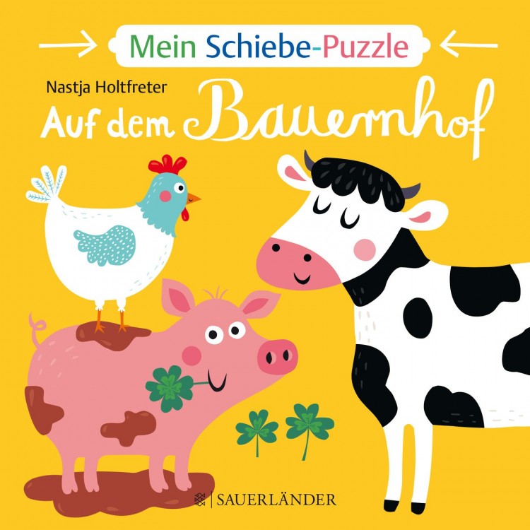 Mein Schiebe-Puzzle: Auf dem Bauernhof - Книга на немски език