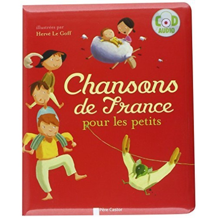 Chansons de France pour les petits plus CD - Книга на френски език