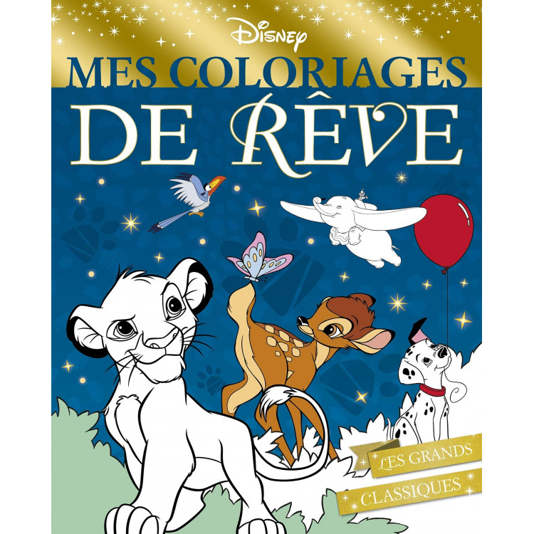 DISNEY - Mes coloriages de rêve: Les grands classiques DISNEY - Mes coloriages de rêve: Les grands classiques