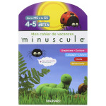 Mon cahier de vacances Minuscule de la MS à la GS : 4-5 ans, avec des autocollants + des jeux !