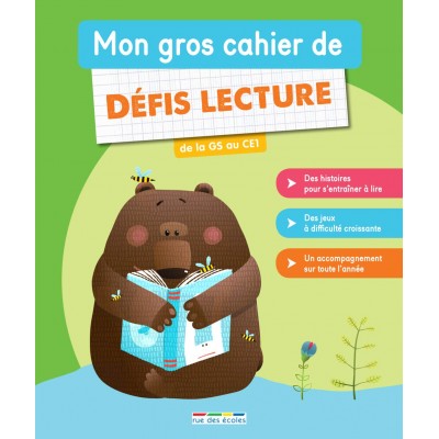 Mon gros cahier de défis lecture