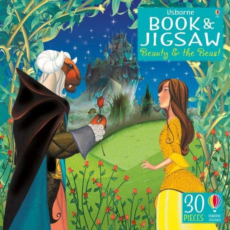 Beauty and the Beast - Книга и пъзел на английски език