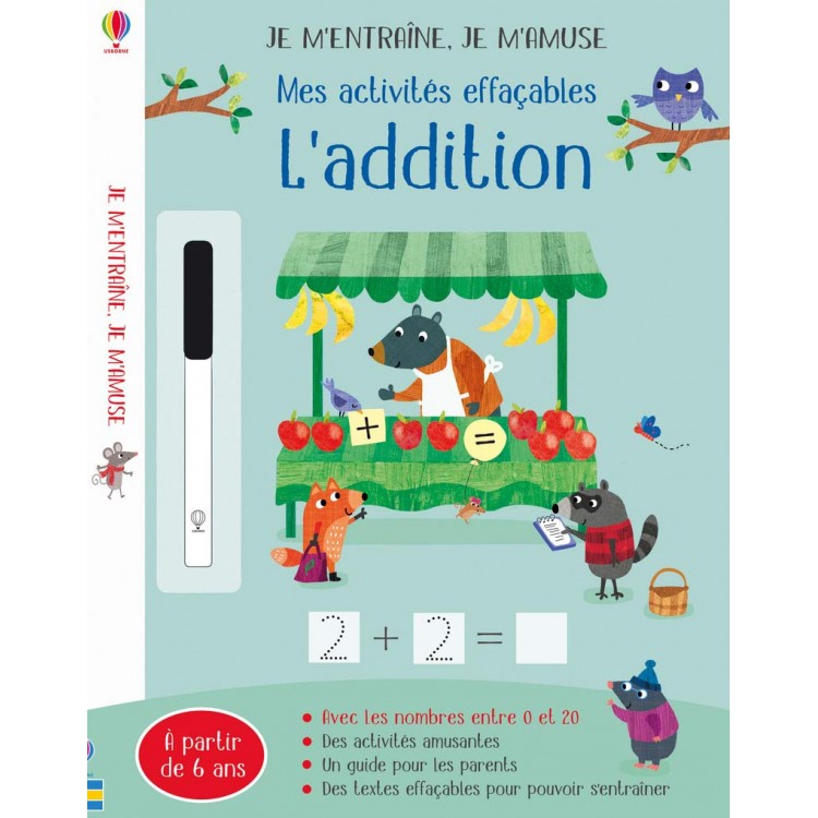 L'addition - Mes activités effaçables - Книга на френски език