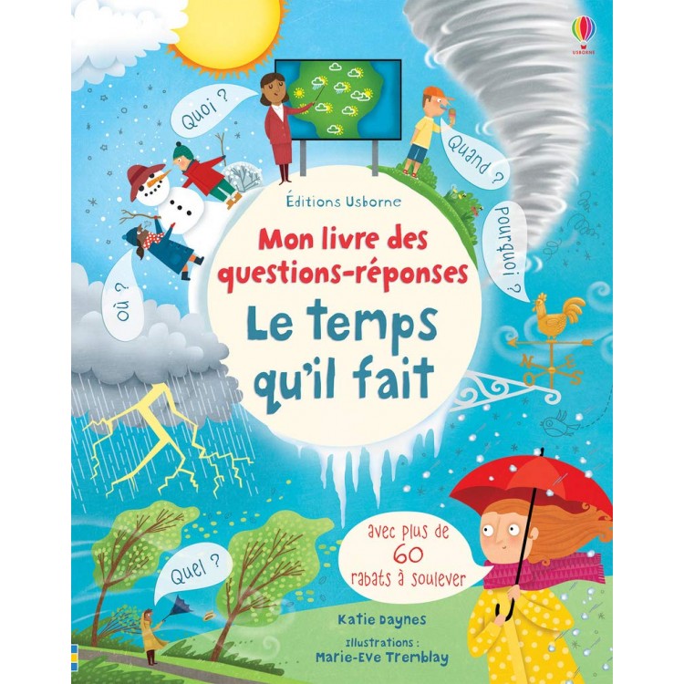 Le temps qu'il fait - Mon livre des questions-réponses - Книга на френски език