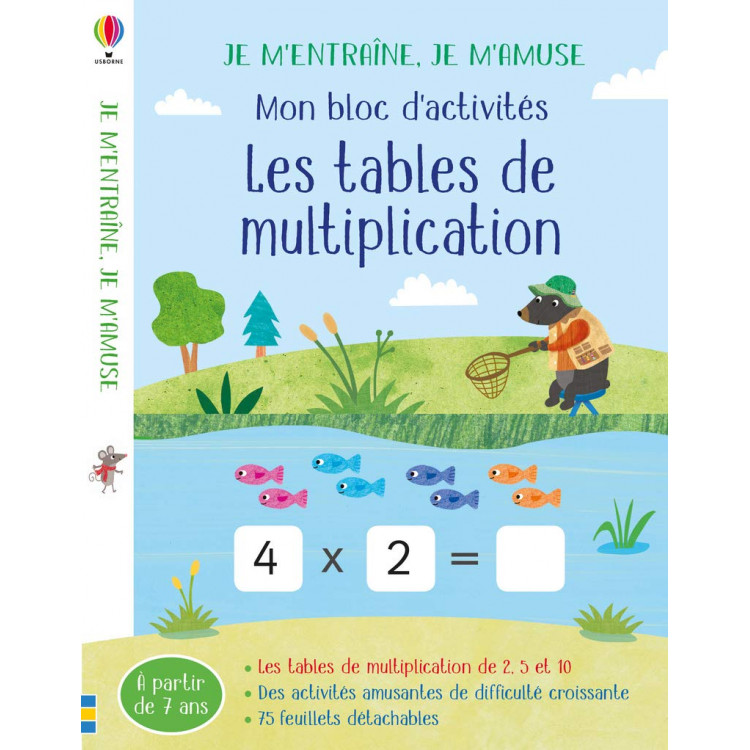 Les tables de multiplication - Таблицата за умножение - Книга на френски език