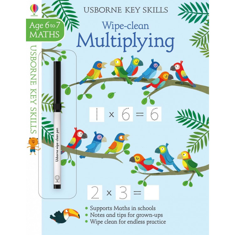 Wipe-Clean Multiplying 6-7 - Книга на английски език