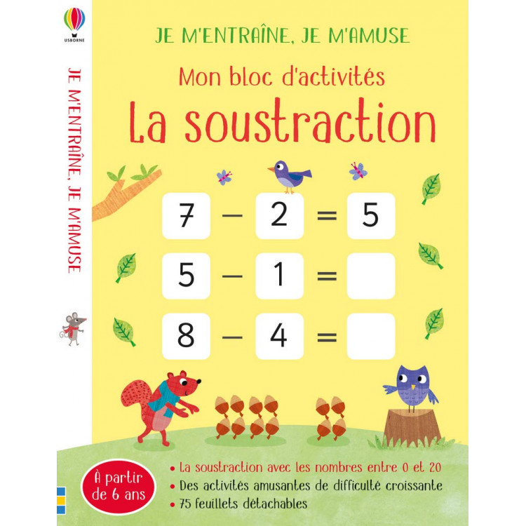 La soustraction - Изваждане - Книга на френски език