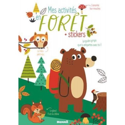 Mes activités en forêt + stickers - Книга на френски език