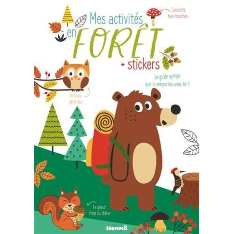 Mes activités en forêt + stickers - Книга на френски език Mes activités en forêt + stickers - Книга на френски език